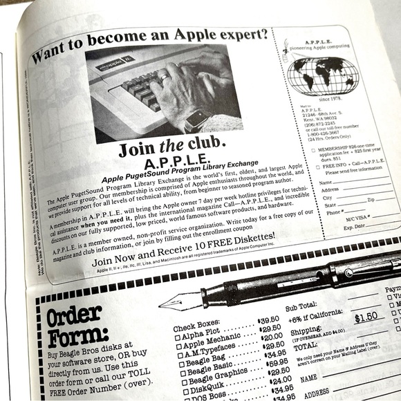 Vintage Beagle Bros Bulletin Summer/Fall 1984. Apple- micro software programers. - Picture 9 of 9